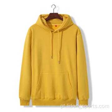 Hoodies de pulôver liso em branco no atacado moletons moletons